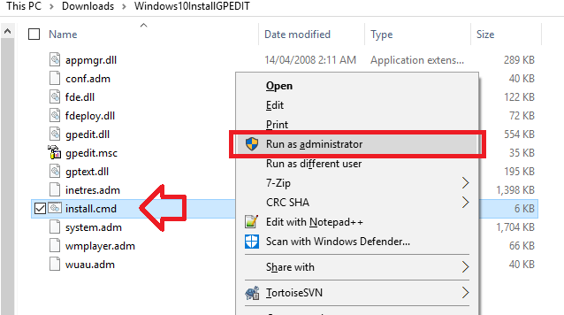 download gpedit msc for windows 10